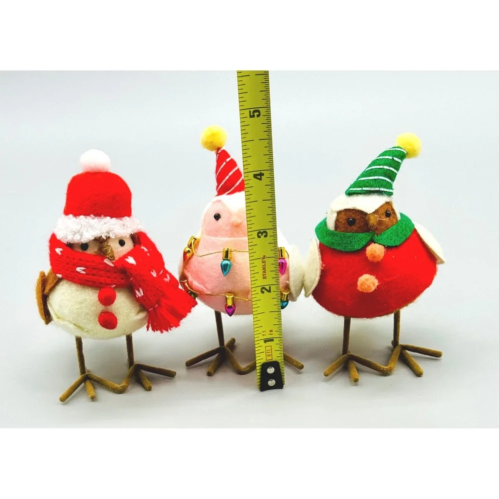 Target Wondershop Featherly Friends‎ Mini Birds 2023 Christmas Set of 3